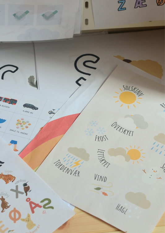 Læring, rutiner og hverdag - Tilbudspakke - Print ut selv