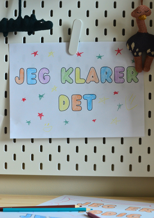 Mestring & selvtillit - Fargelegging - Print ut selv