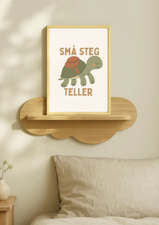 Små steg teller - Plakat