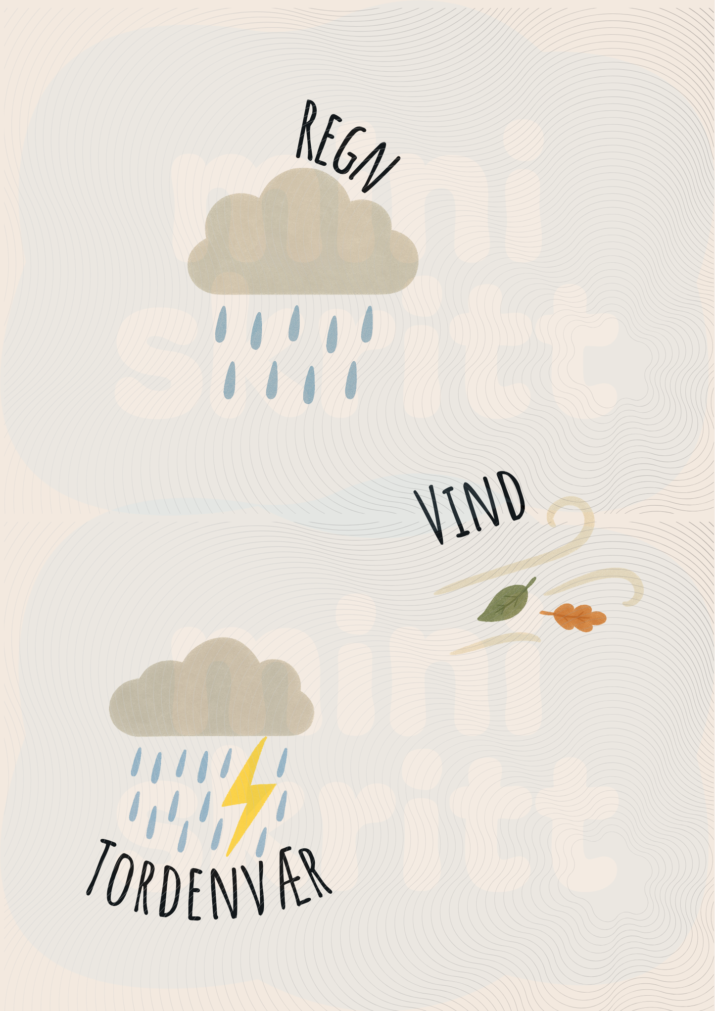 Sommervær i Norge – Ikoner (2-pk) - Print ut selv