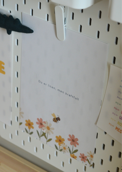 Du er liten, men kraftfull - Print ut selv