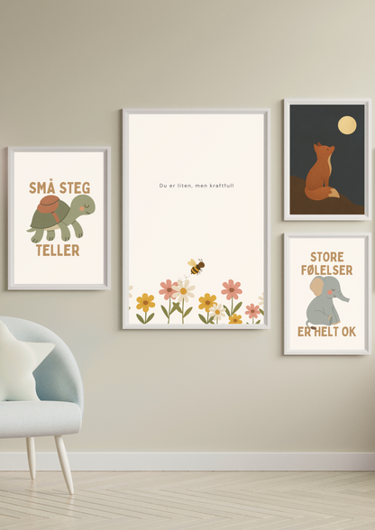 Du er liten, men kraftfull - Plakat