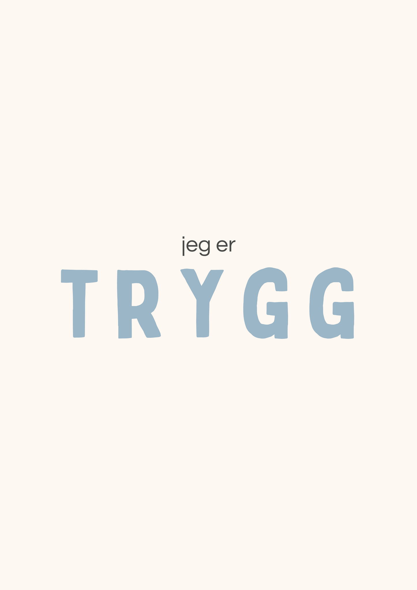 “Jeg er…” - 11 positive affirmasjoner - Print ut selv