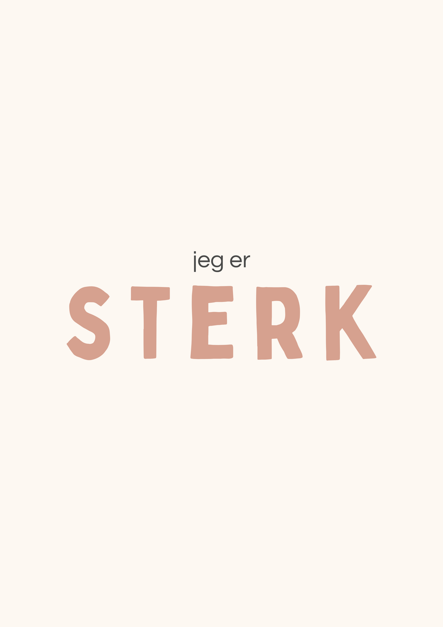 “Jeg er…” - 11 positive affirmasjoner - Print ut selv