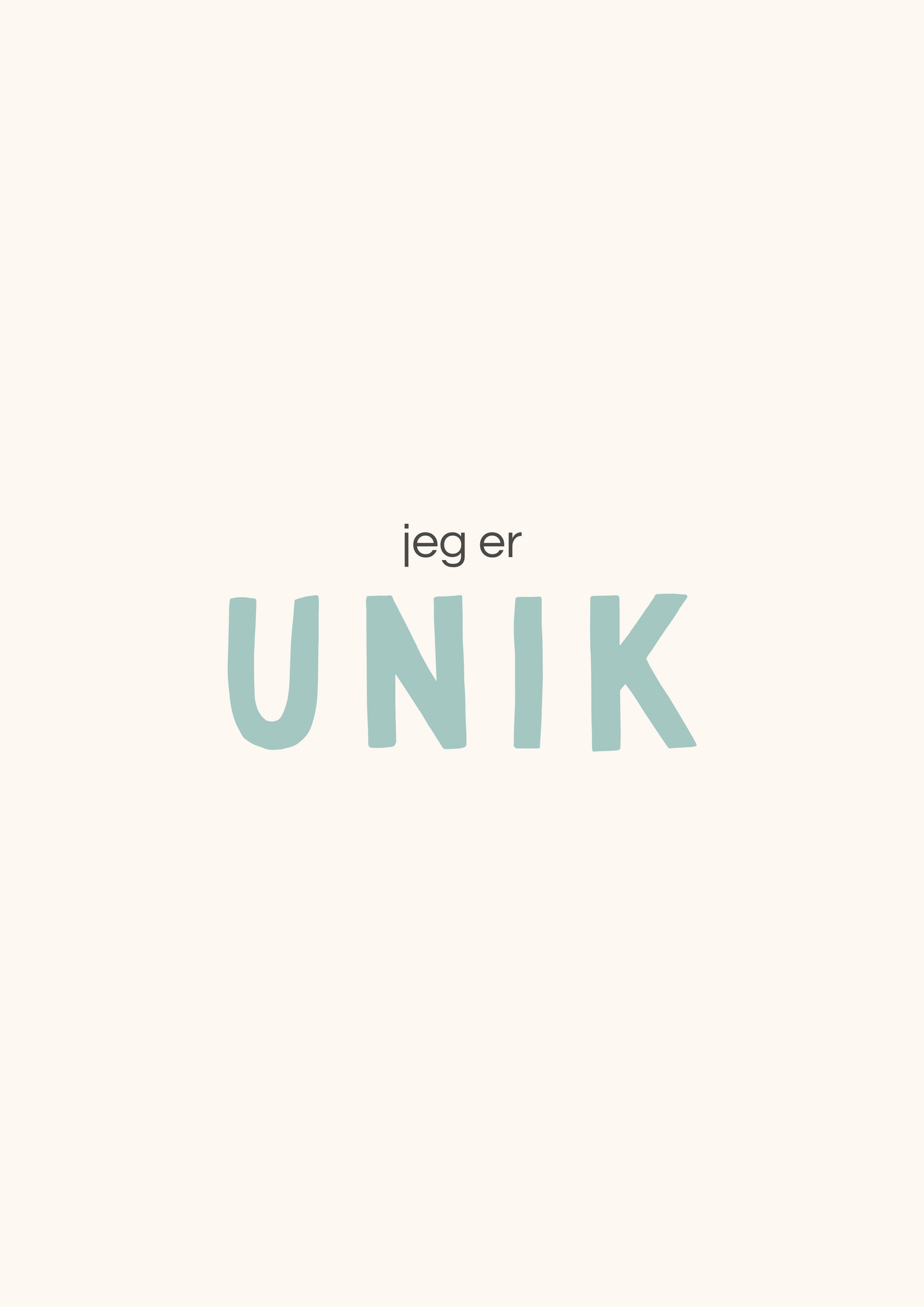 “Jeg er…” - 11 positive affirmasjoner - Print ut selv