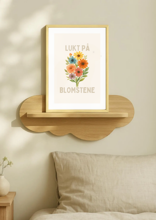Lukt på blomstene