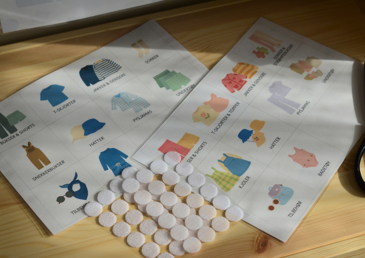 Organiser klesskapet - Gutt - Print ut selv