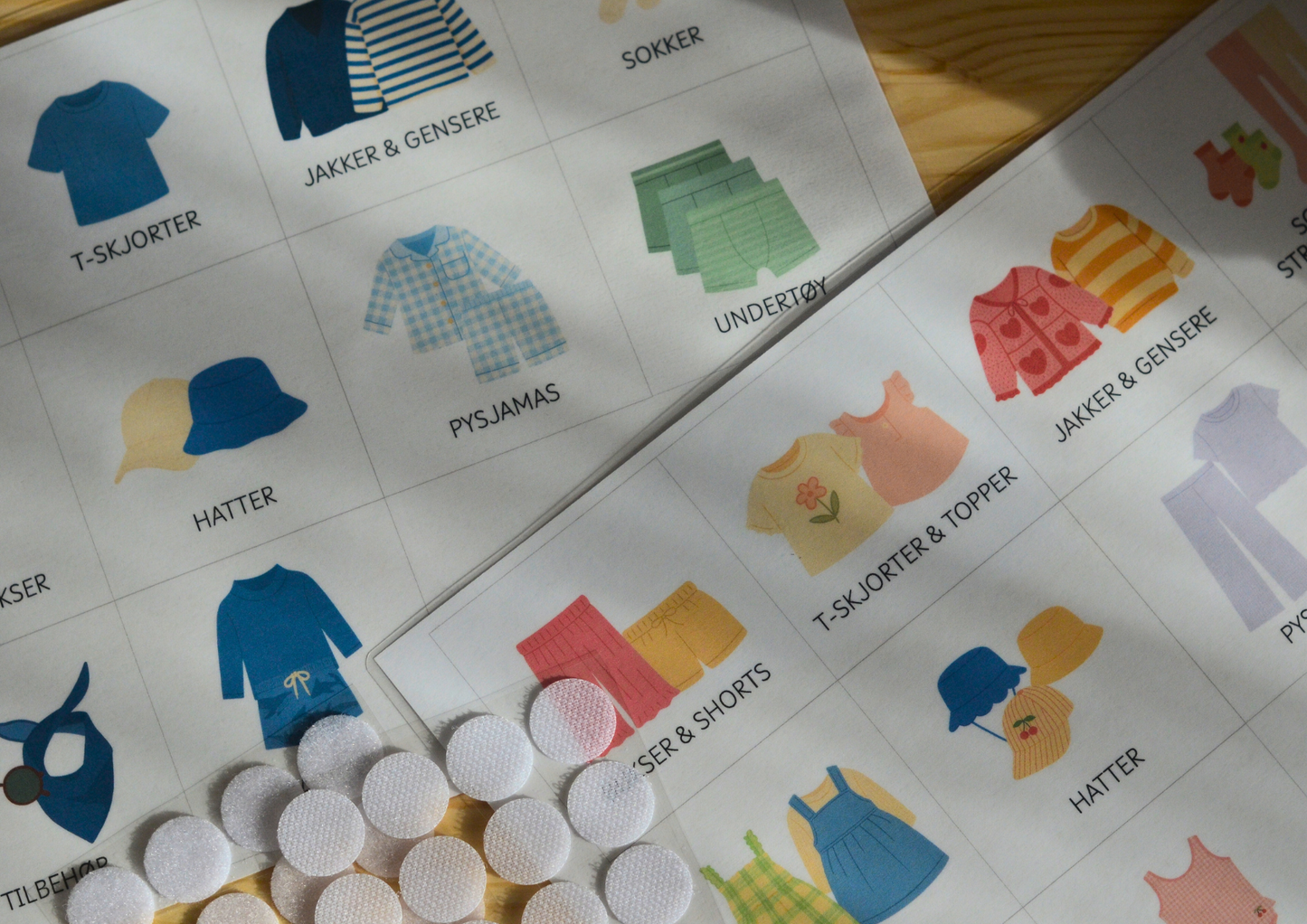 Organiser klesskapet - Gutt - Print ut selv