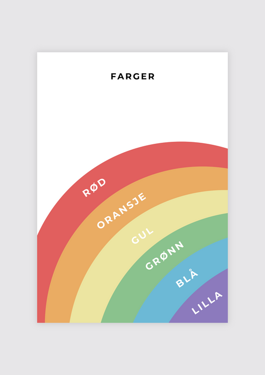 Regnbuen i farger