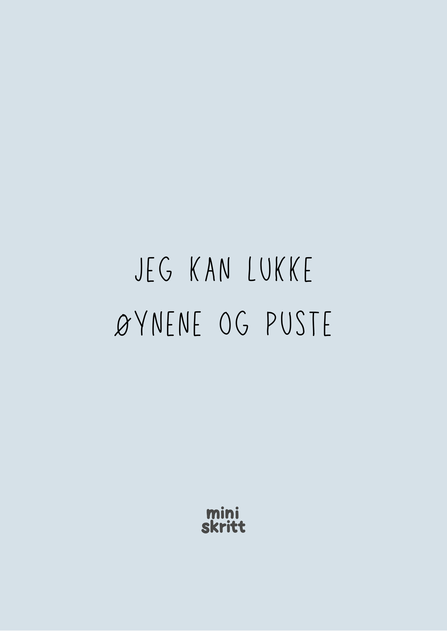 Samtalekort - Mindfulness & ro - 20 kort - Print ut selv
