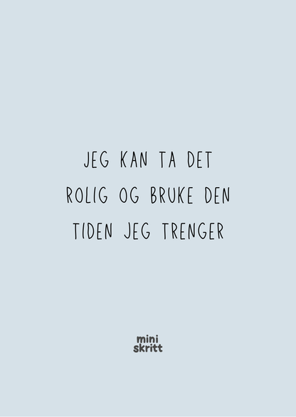 Samtalekort - Mindfulness & ro - 20 kort - Print ut selv