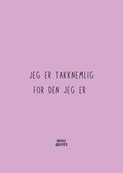 Samtalekort - Takknemlighet & glede - 20 kort - Print ut selv