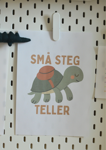 Små steg teller - Print ut selv