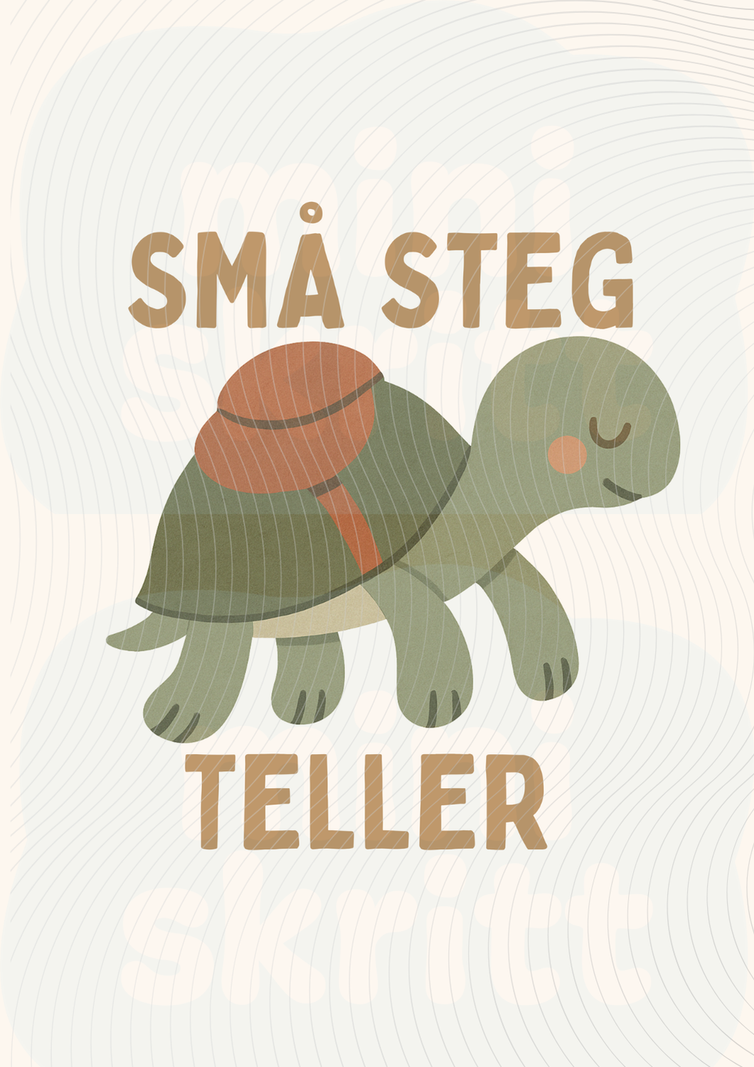 Små steg teller - Print ut selv