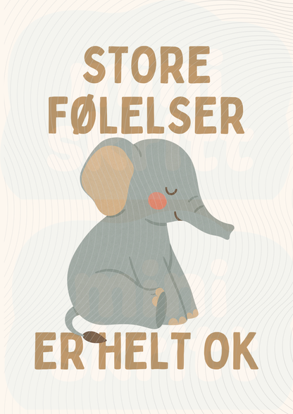 Store følelser er helt ok - Print ut selv