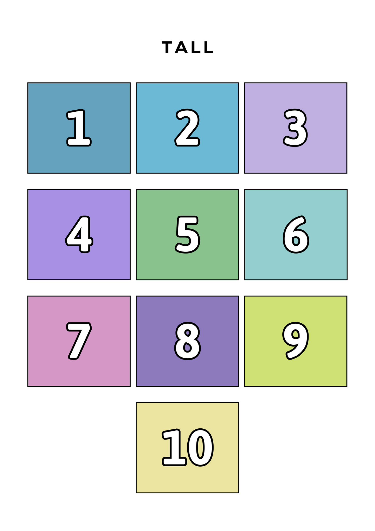 Tall 1-10 - Print ut selv