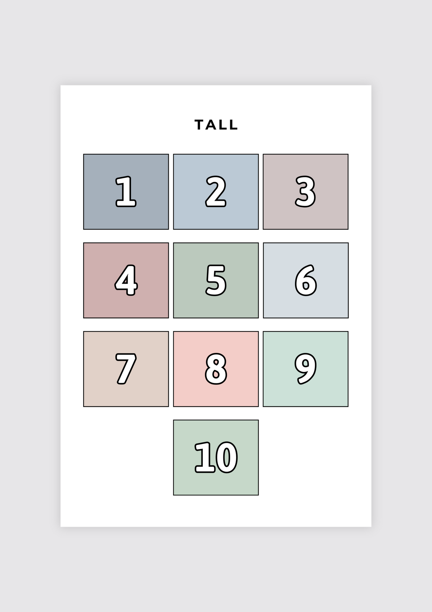 Tall 1-10