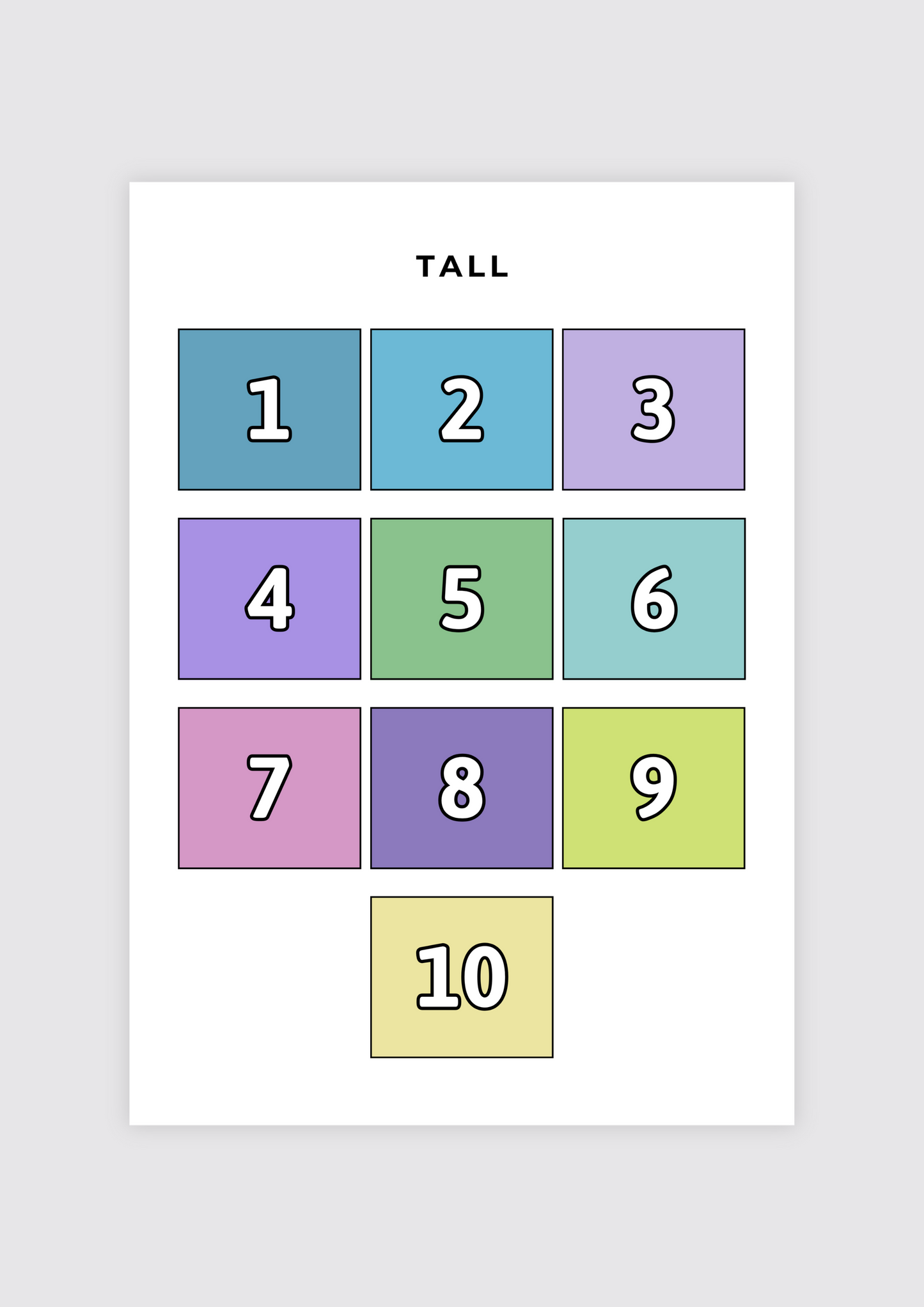 Tall 1-10