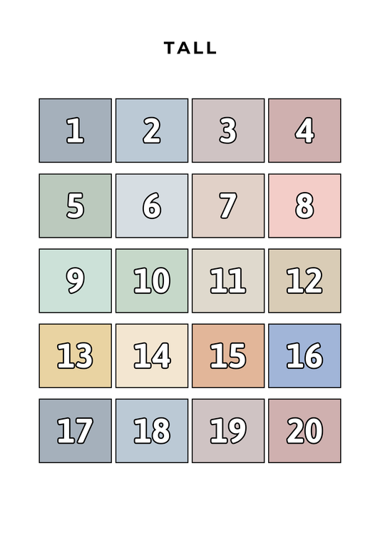 Tall 1-20 - Print ut selv