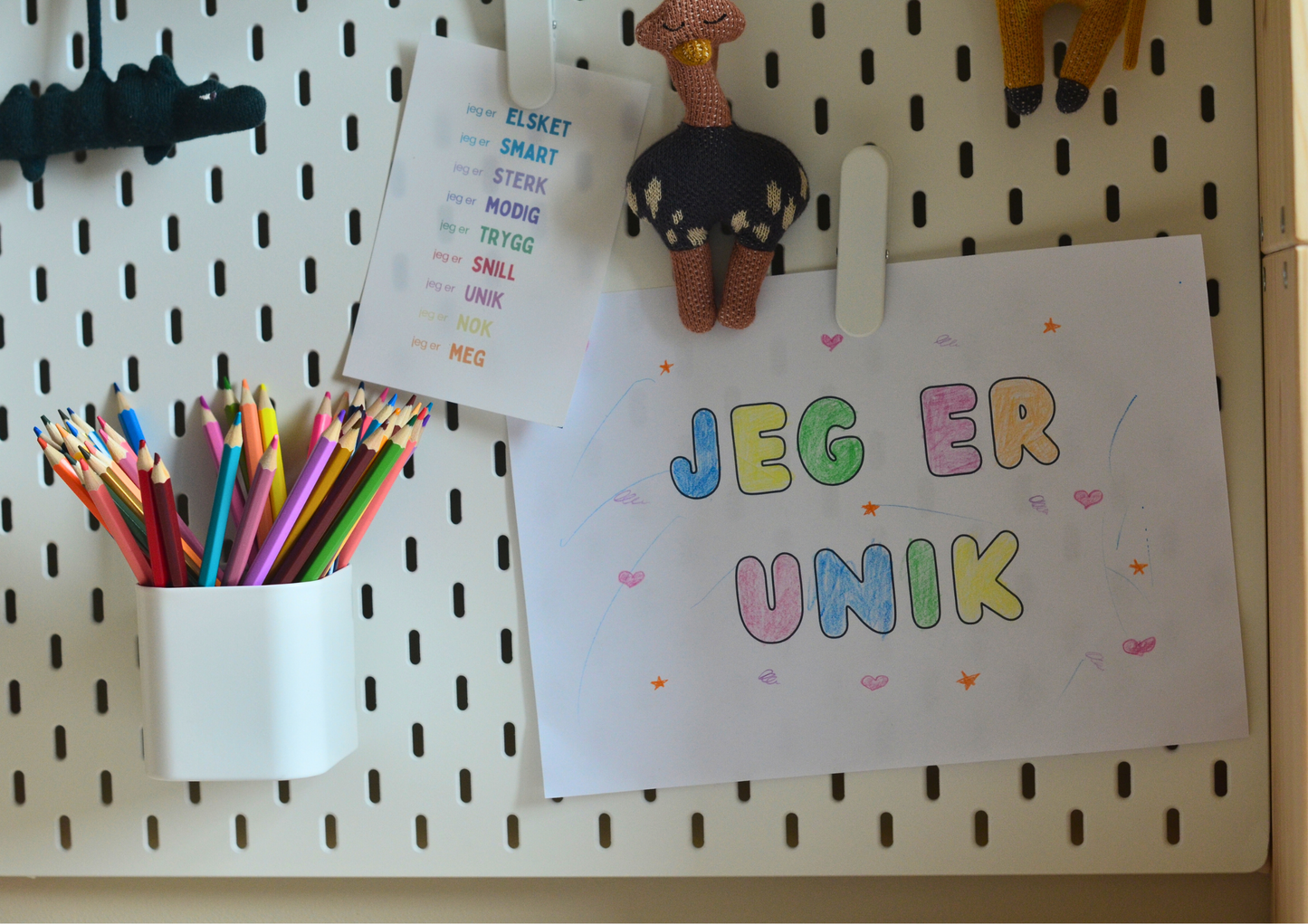 Tilhørighet & selvfølelse - Fargelegging - Print ut selv
