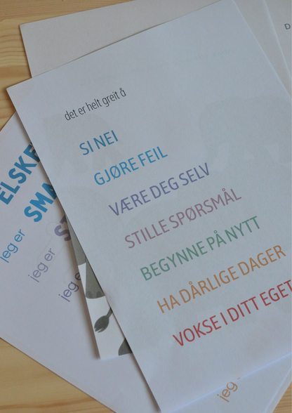 Trygghet & Følelser - Tilbudspakke - Print ut selv